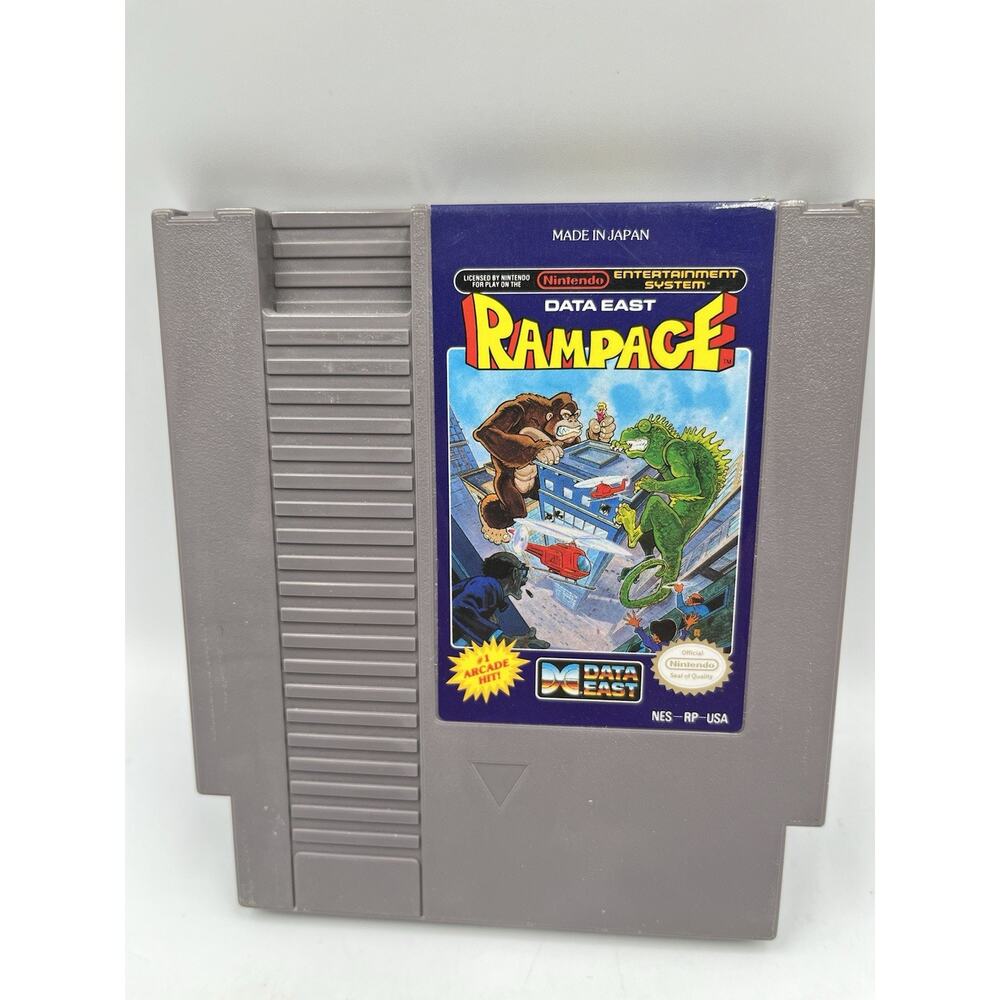 Rampage (Nintendo Entertainment System, 1988) Cart Only Authentic Fast Shipping!